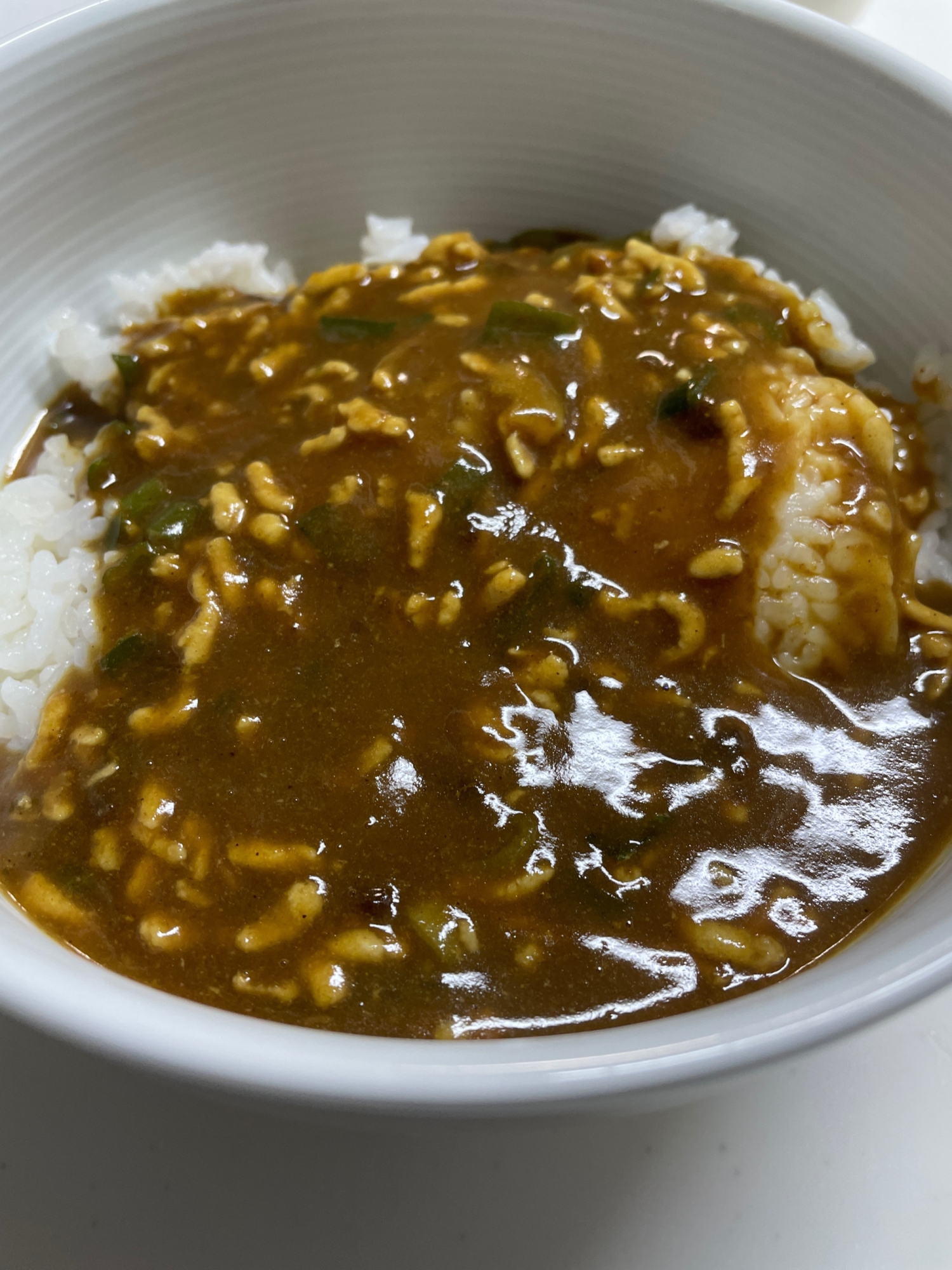 レンジでお手軽！お一人様用カレーライス