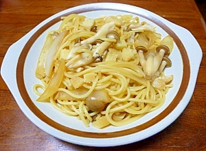 残り物数の子で和風パスタ