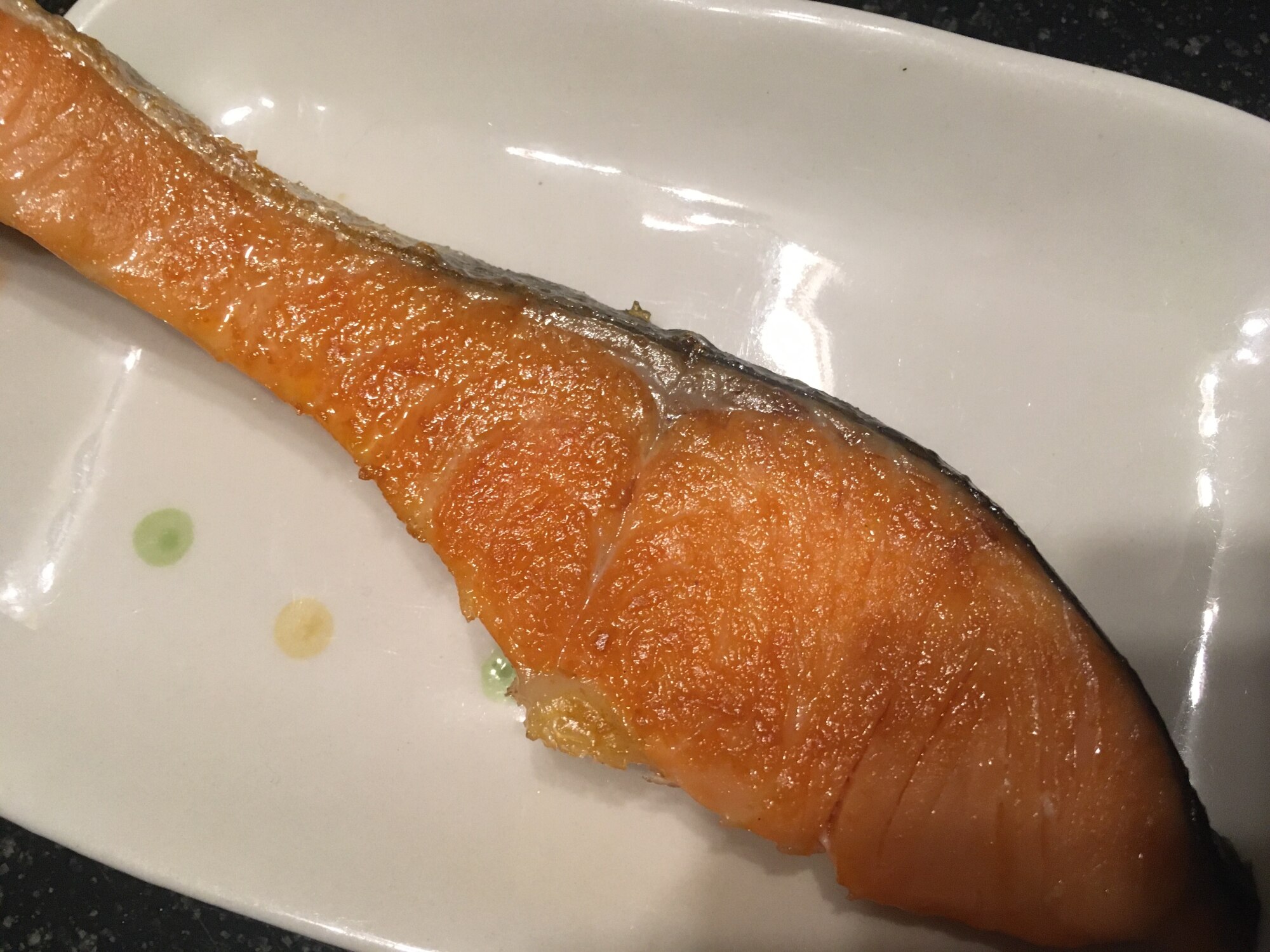 銀鮭のごま油焼き レシピ 作り方 By Tommeg12 楽天レシピ