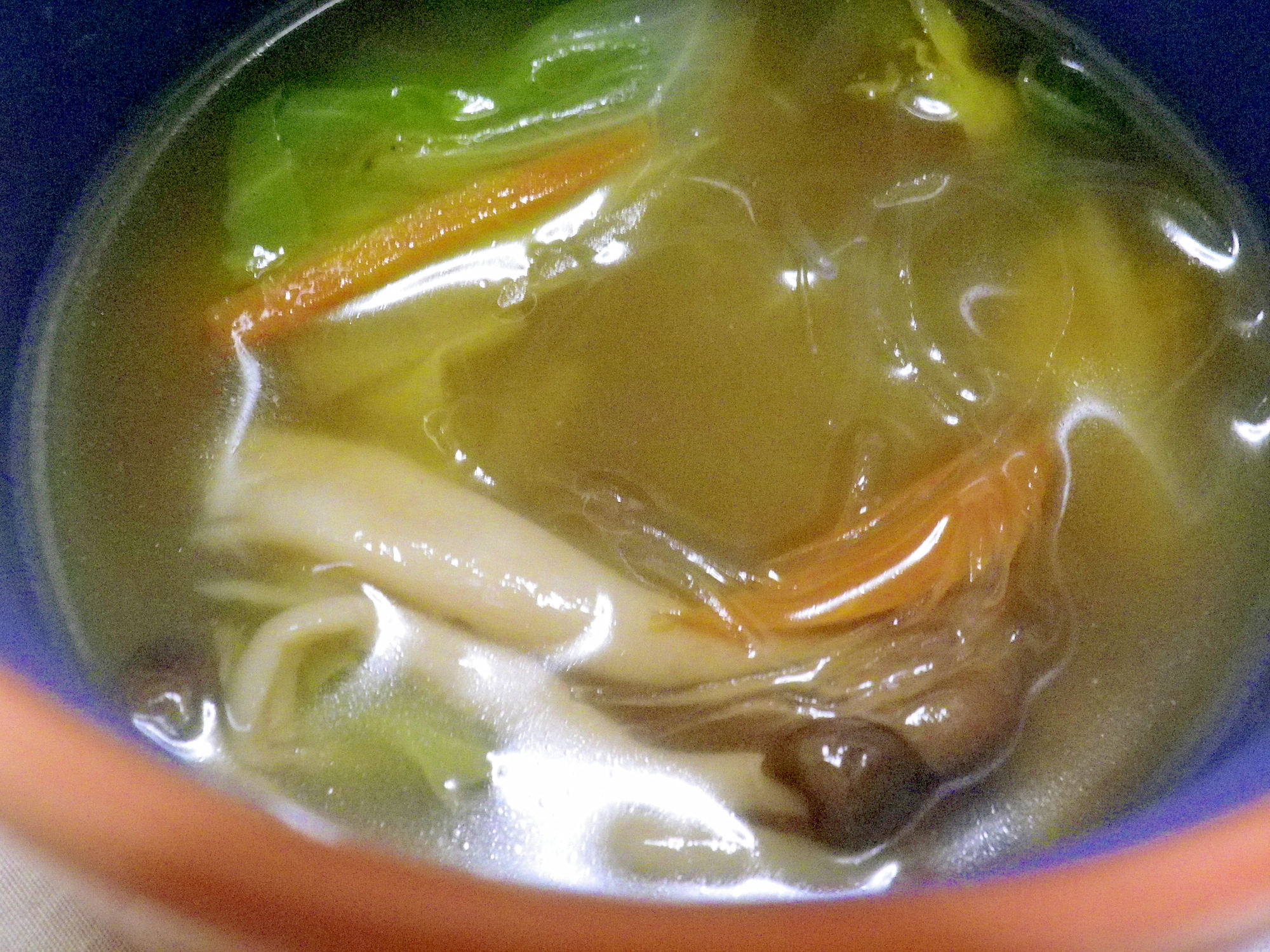 白菜の貝柱スープ