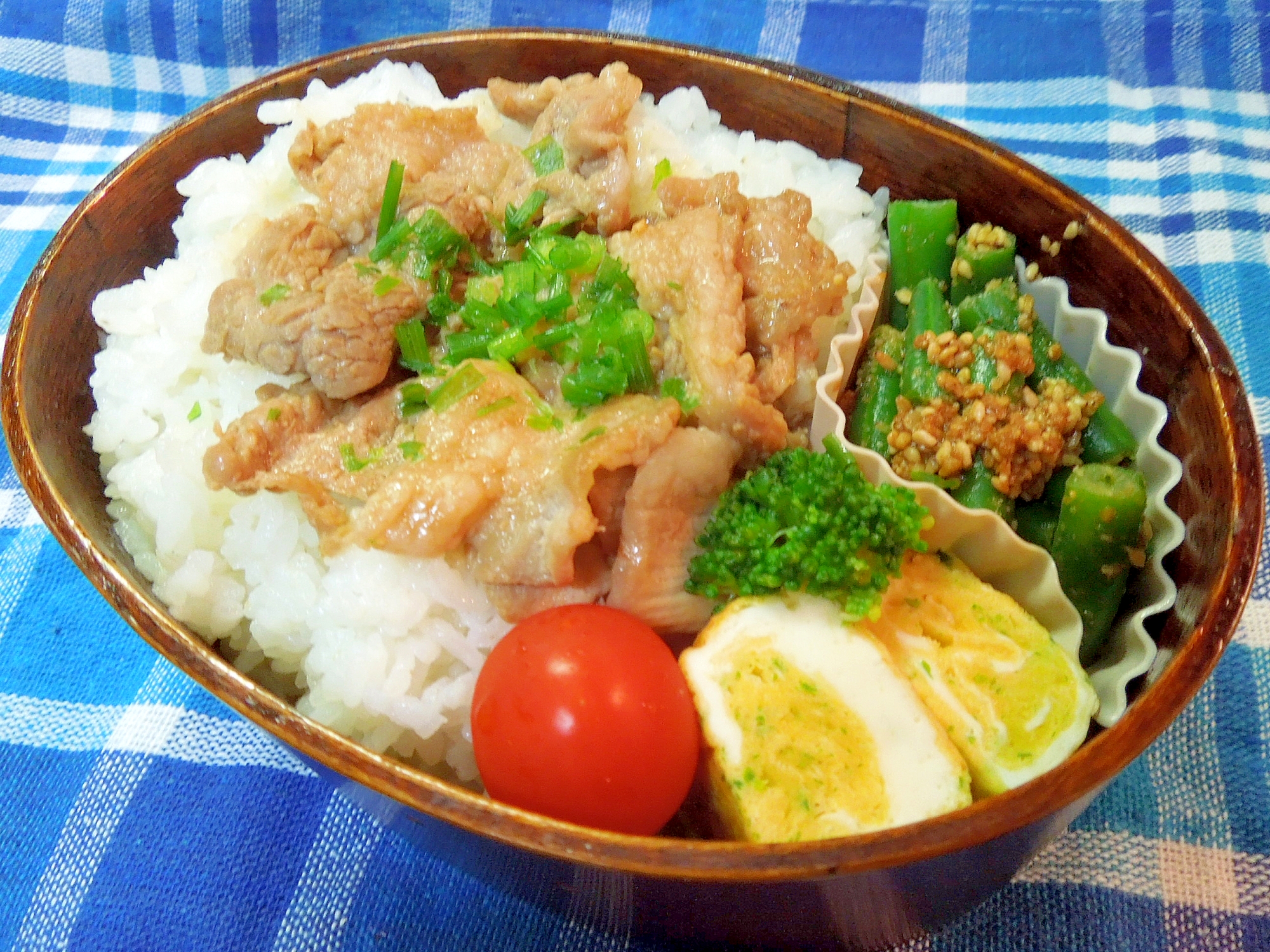 豚肉の生姜焼き弁当☆