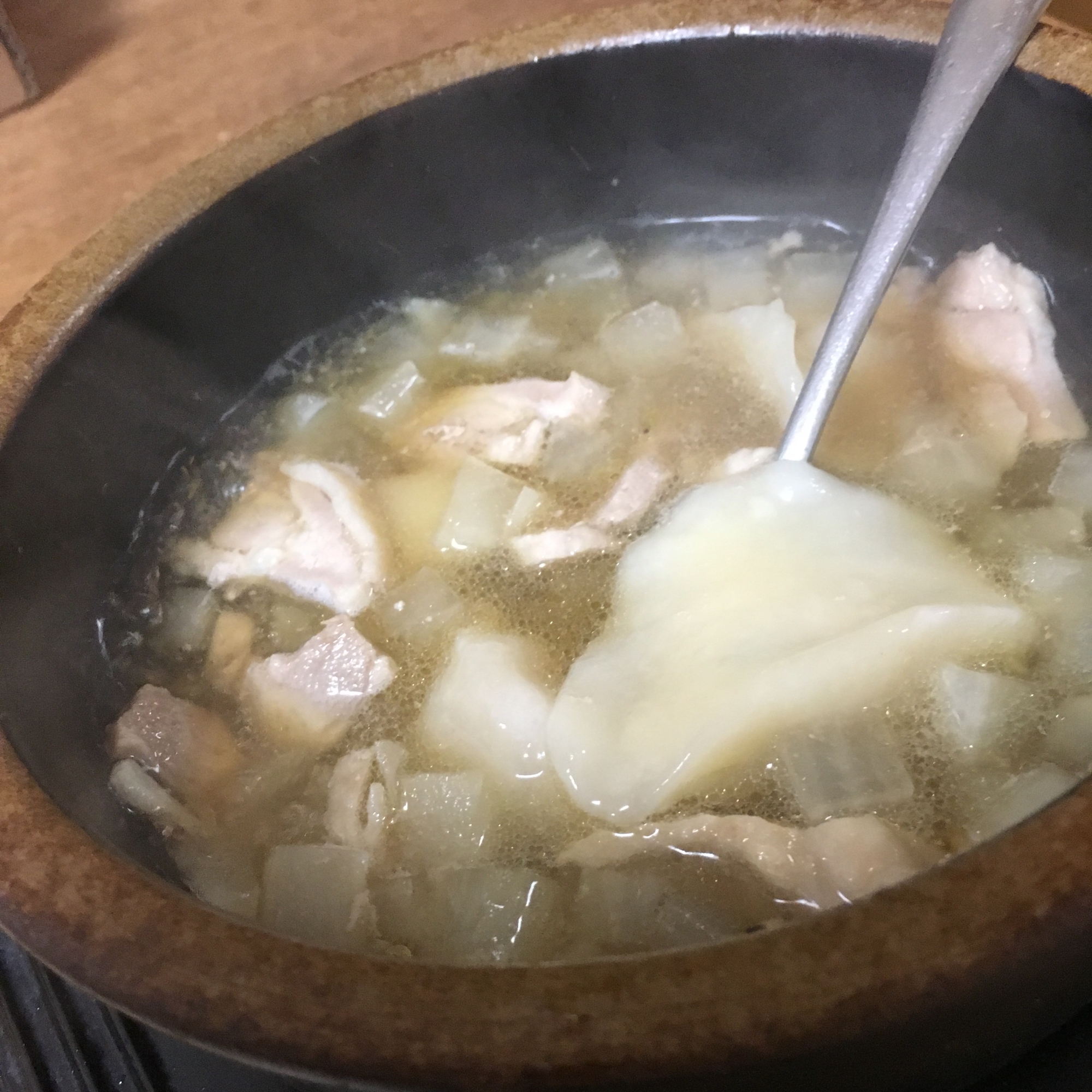 水餃子大根スープ
