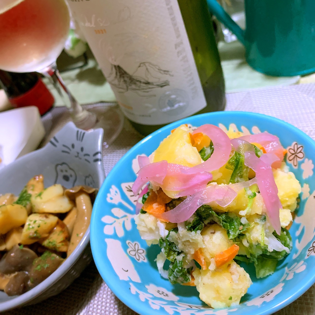 お野菜たっぷり生ハム入りポテトサラダ