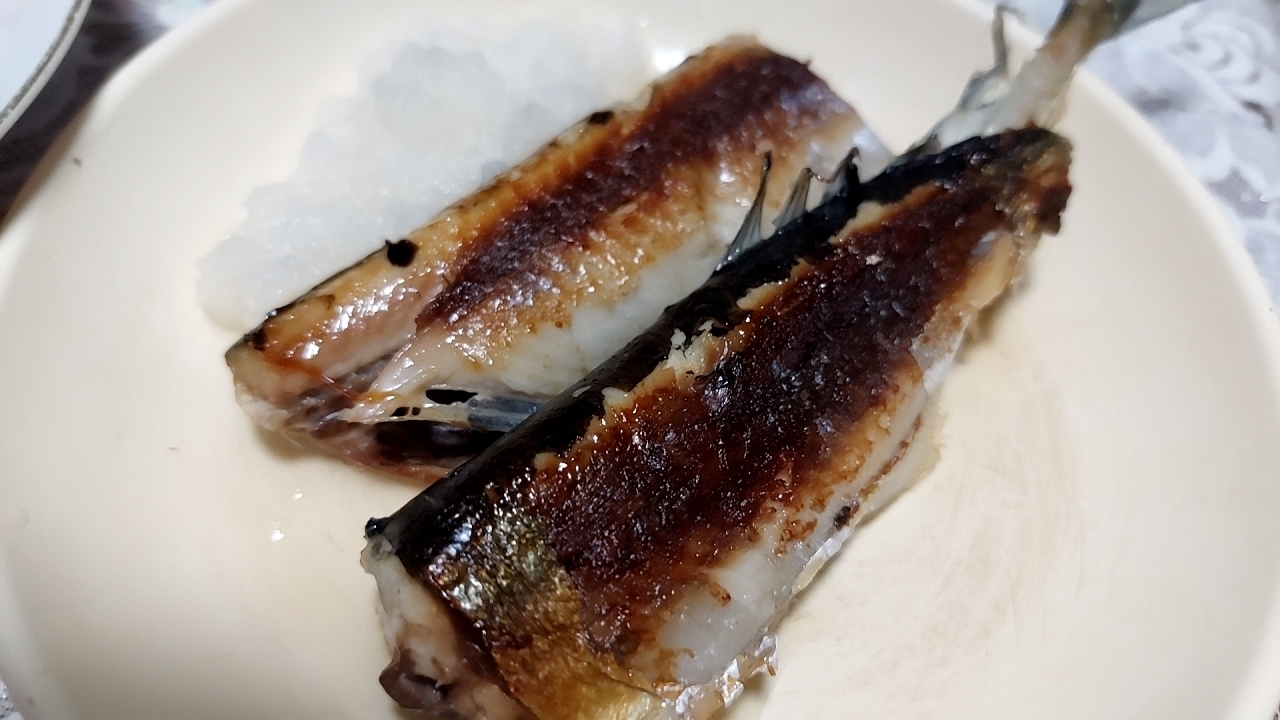 さんまの塩焼き 大根おろし添え