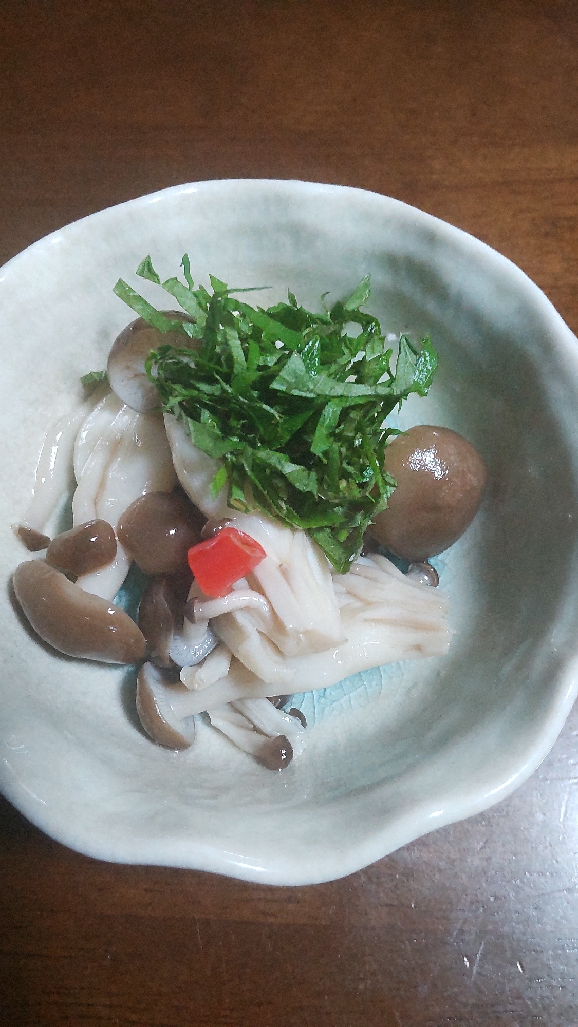 しめじの塩漬け