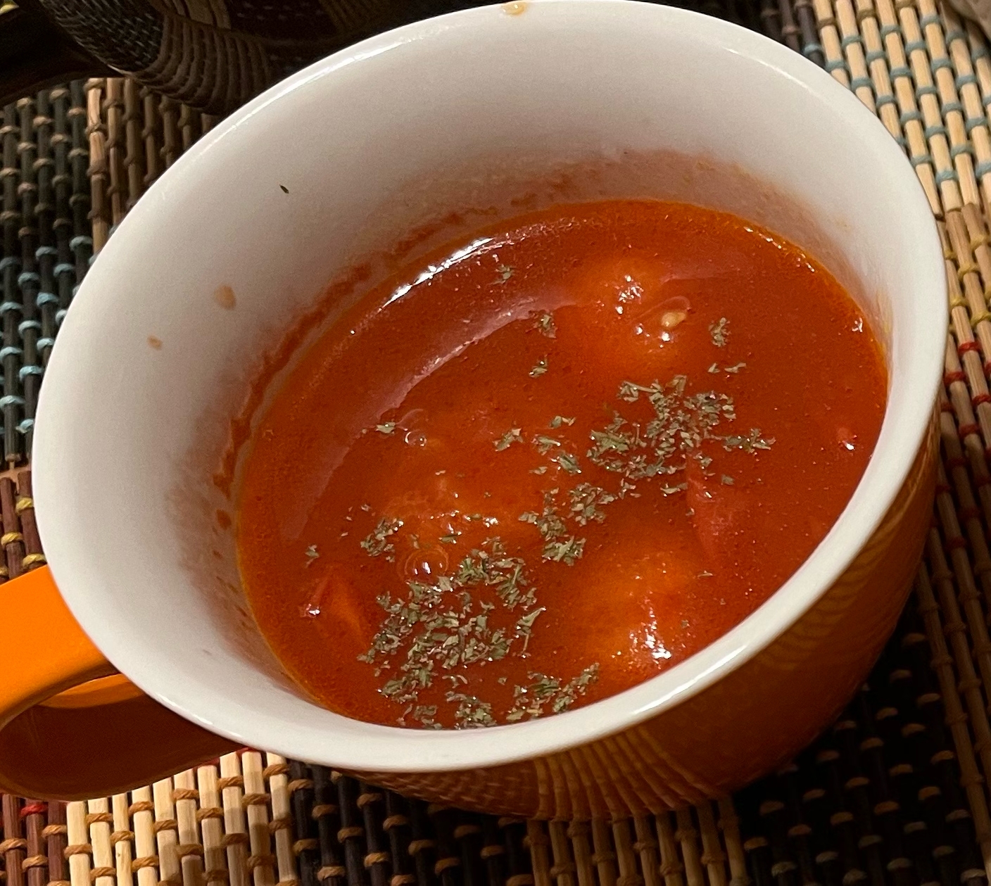 ミニトマトを使ったトマトスープ
