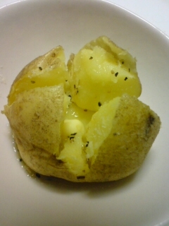 レンジでつくる男爵芋のマーガリンのせ レシピ 作り方 By サラ11 楽天レシピ