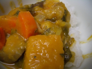 ::甘い♪ほくほく♪ 圧力鍋でかぼちゃのカレー::