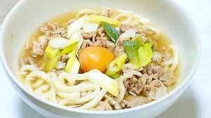 元気モリモリ♪簡単~肉うどん