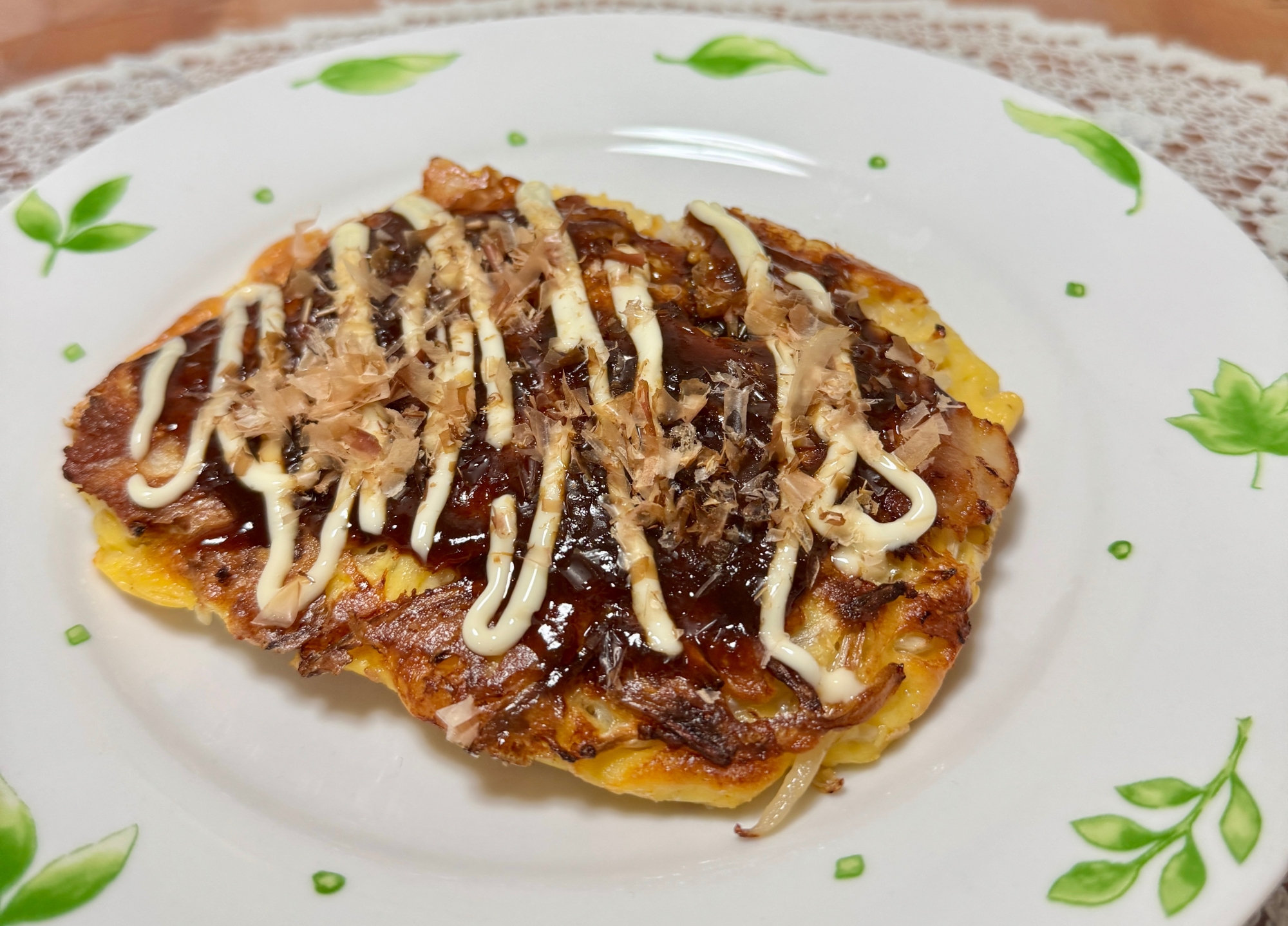 シャキシャキがクセになるꈍ◡ꈍもやしの☆お好み焼き