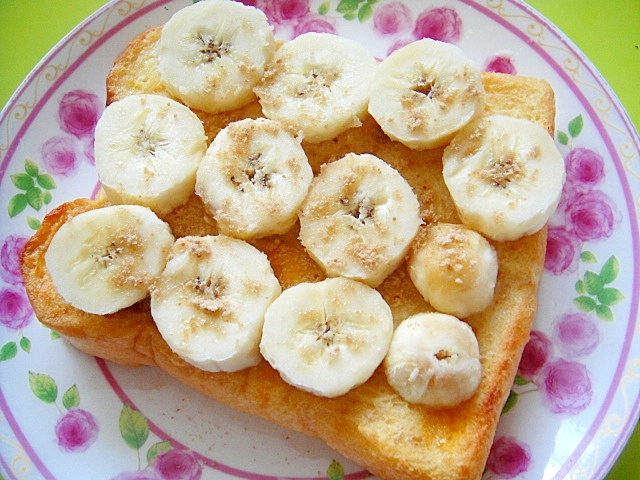 バナナ黒糖フレンチトースト