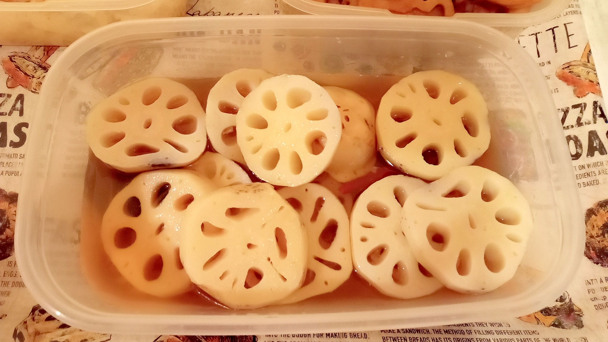 レンコンの酢漬け