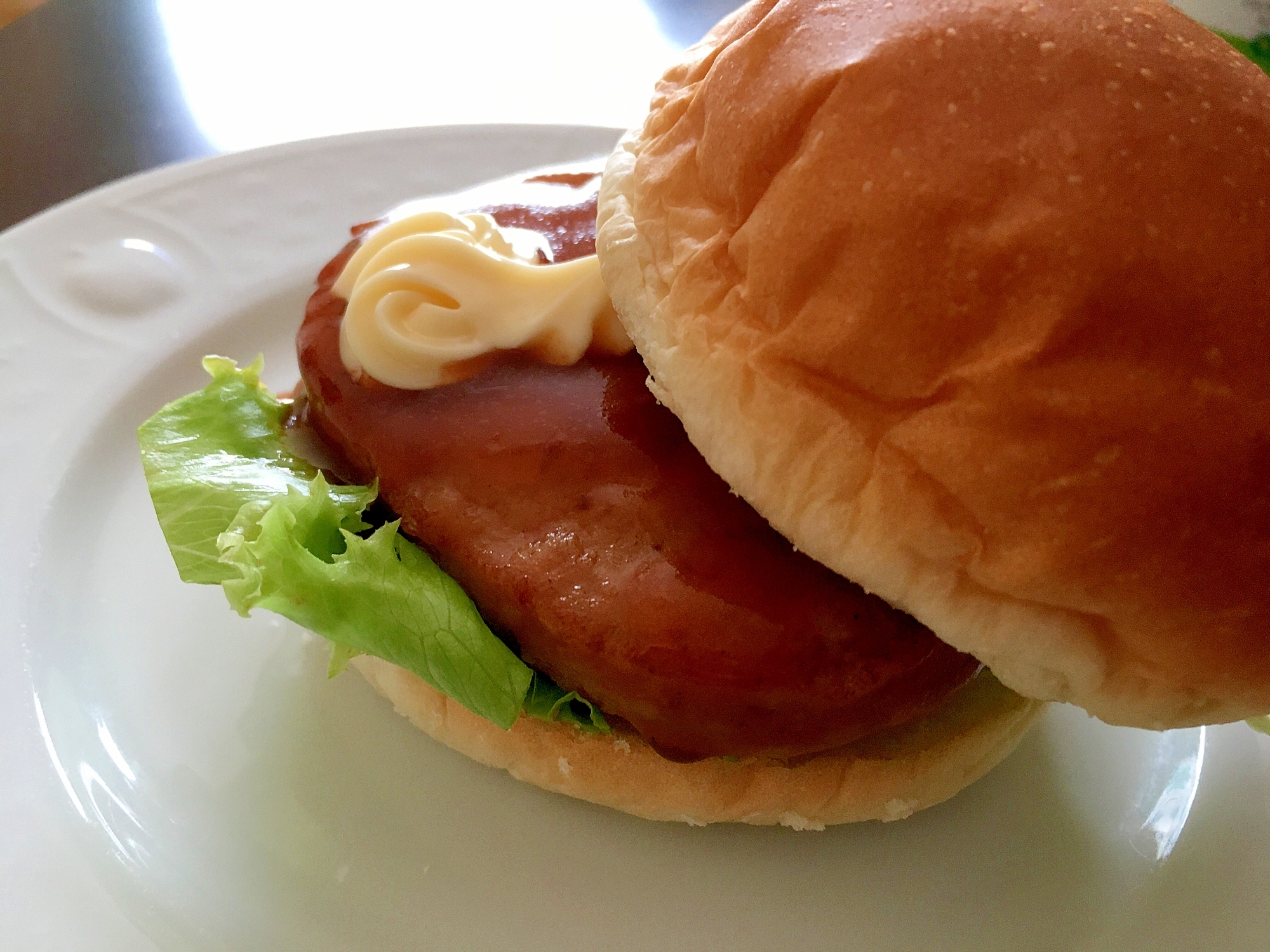 お手軽照り焼きバーガー