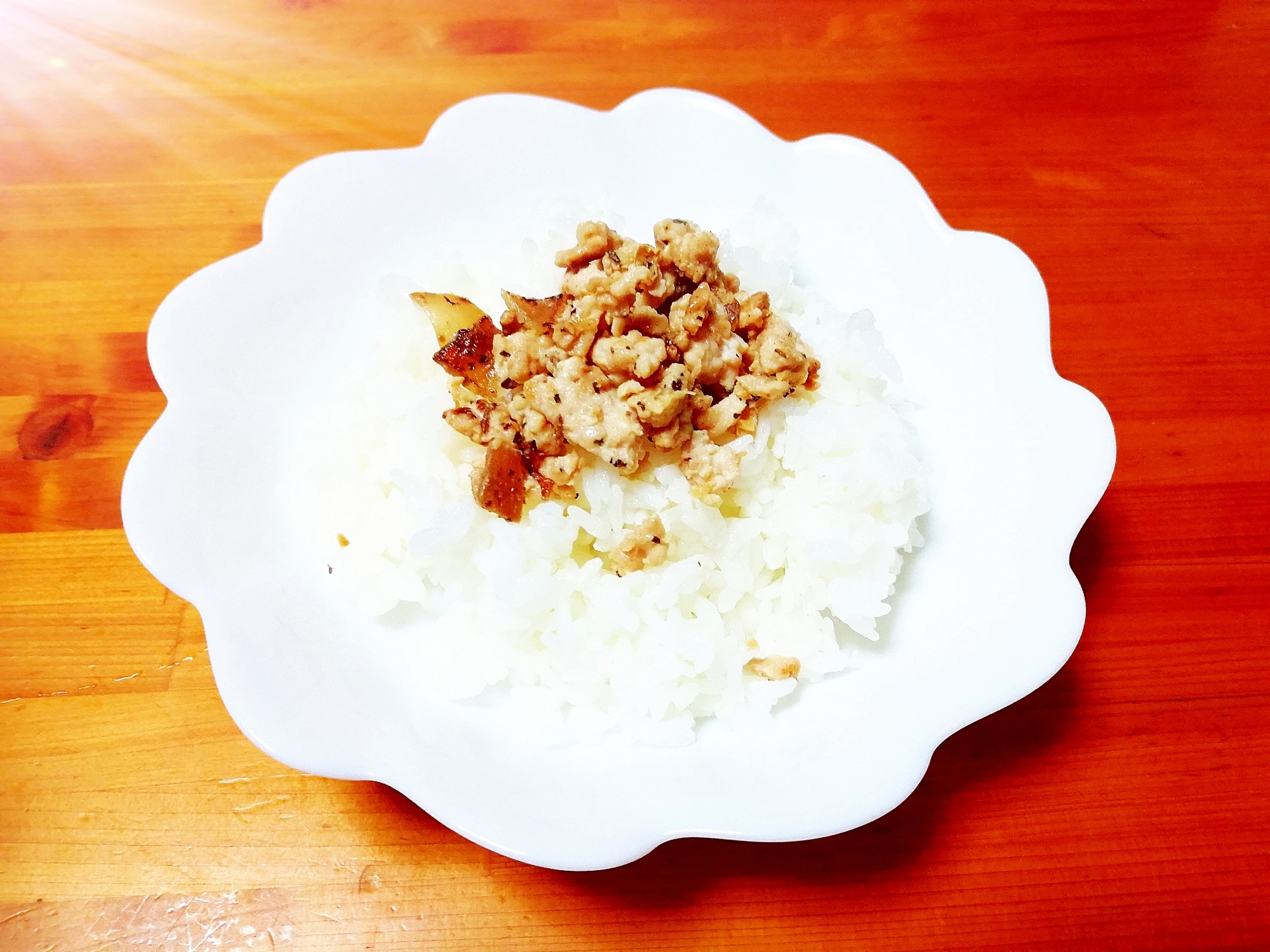 爽やか味噌風味♪鶏そぼろ