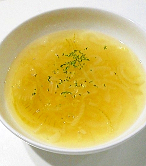 セロリ＋生姜スープ