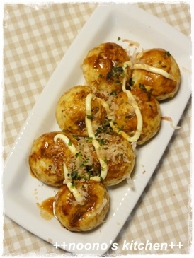 白菜たっぷり!ヘルシーたこ焼き♪