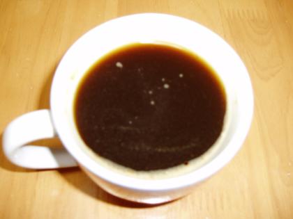 コーヒーに麦茶とは意外でしたが、香ばしくておいしかったです。ごちそうさまでした♪