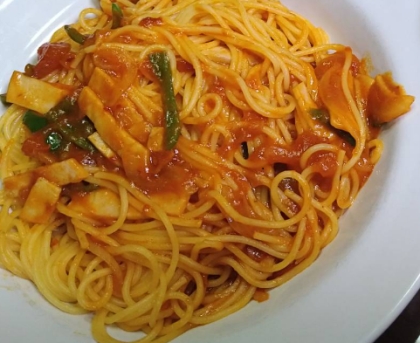 市販の袋麺に+αでワンランクUPの☆ナポリタン