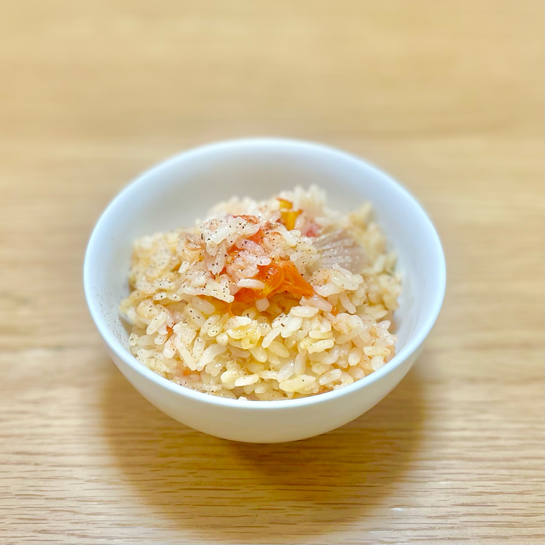 ツナとミニトマトの炊き込みごはん