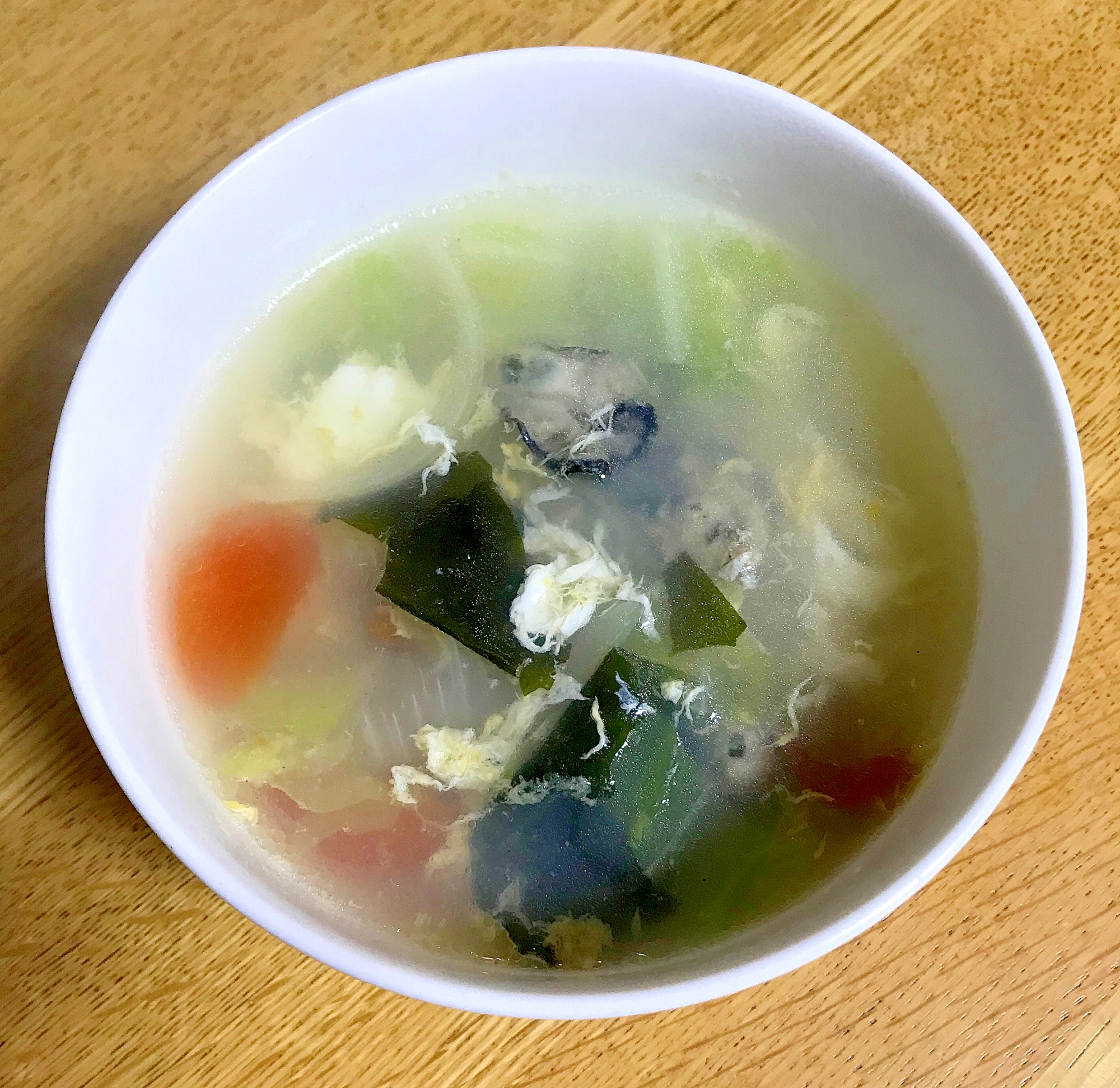 シャンタン使用♬牡蛎のスープ
