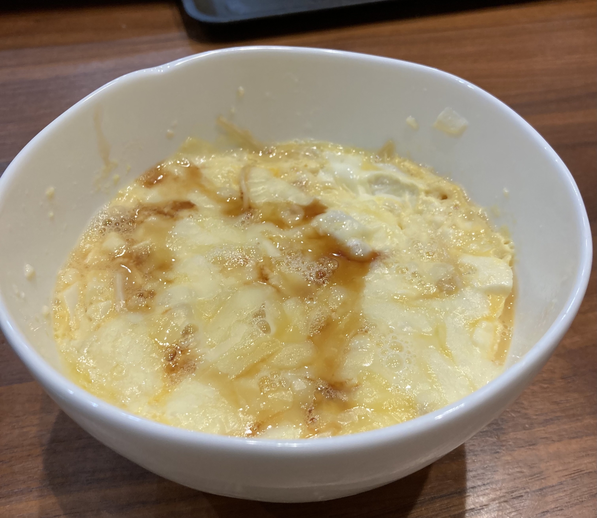 とろとろチーズ豆腐丼