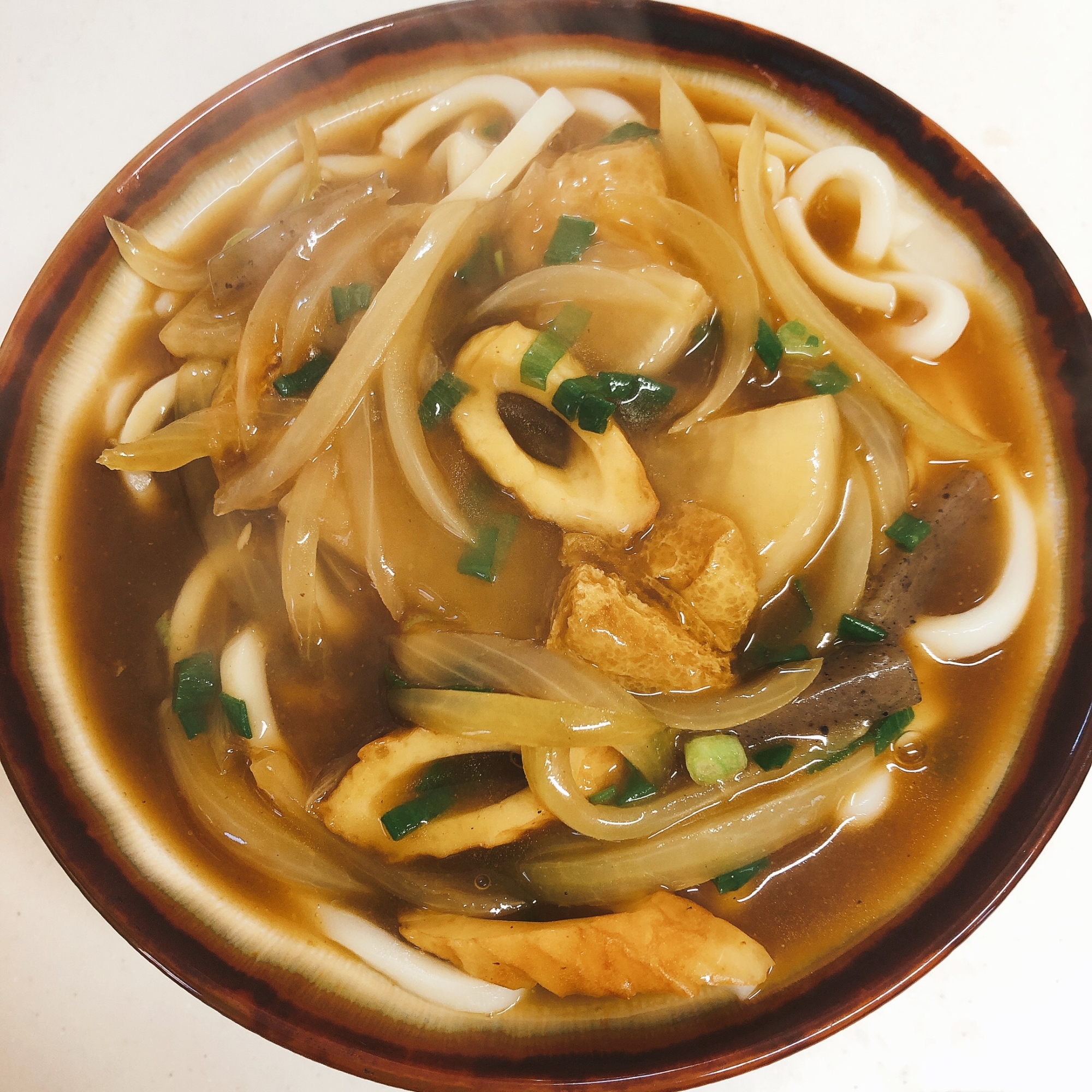 簡単リメイク♪おでんの残りでカレーうどん