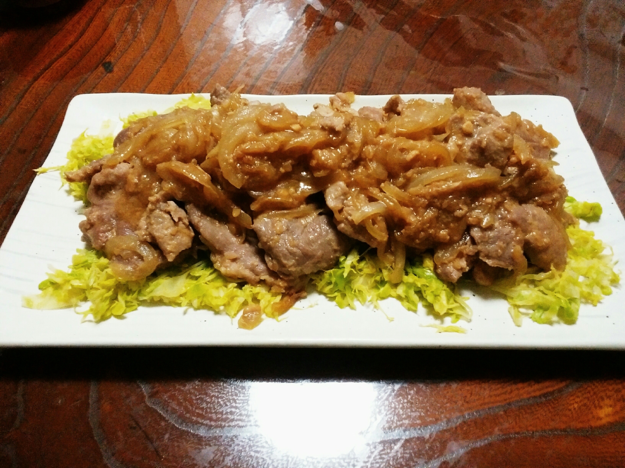 豚モモ肉のみそ醤油麹焼き