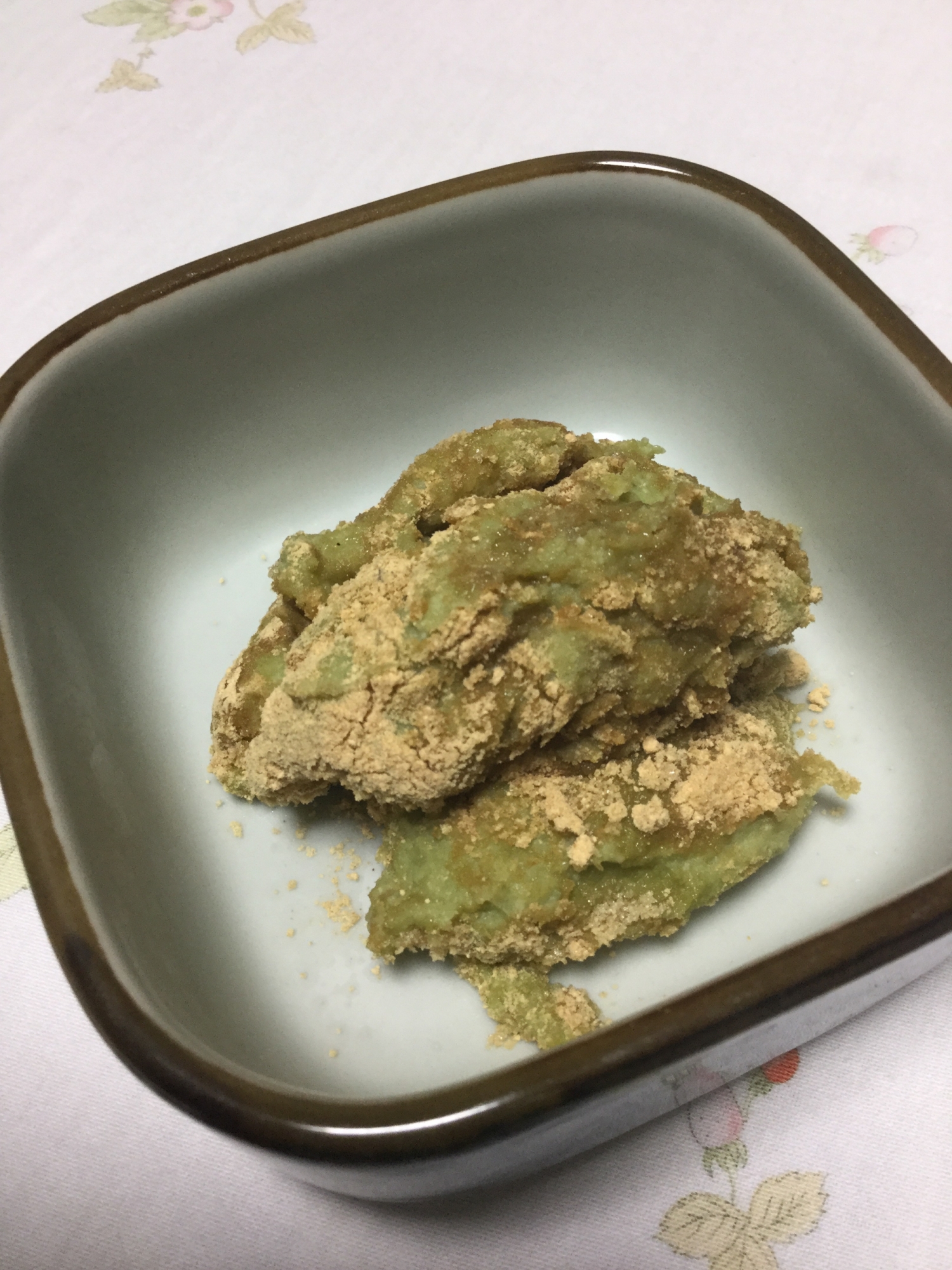 豆腐とおからのお餅抹茶風味