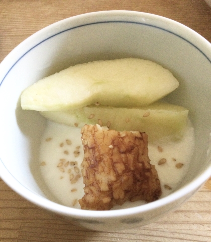りんごごま煎餅ヨーグルト