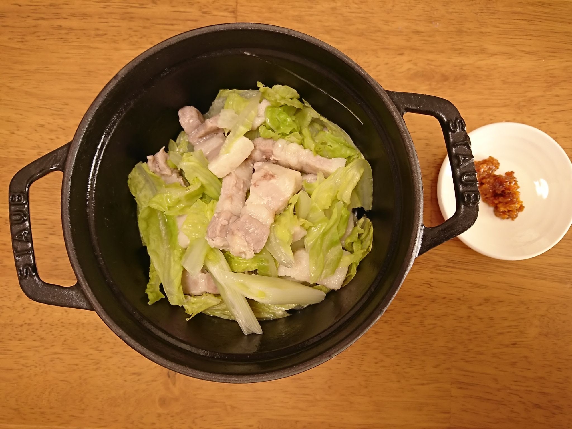 塩豚と白菜の煮物