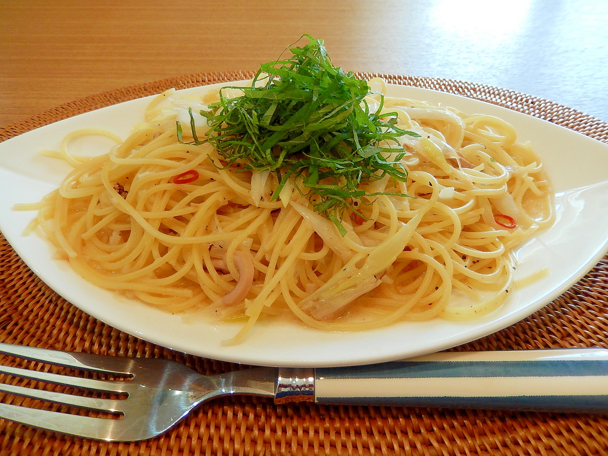 いか塩辛の和風ペペロンチーノ レシピ 作り方 By バラ ジャム 楽天レシピ いか塩辛の和風ペペロンチーノ レシピ 作り方 By バラ ジャム 楽天レシピ