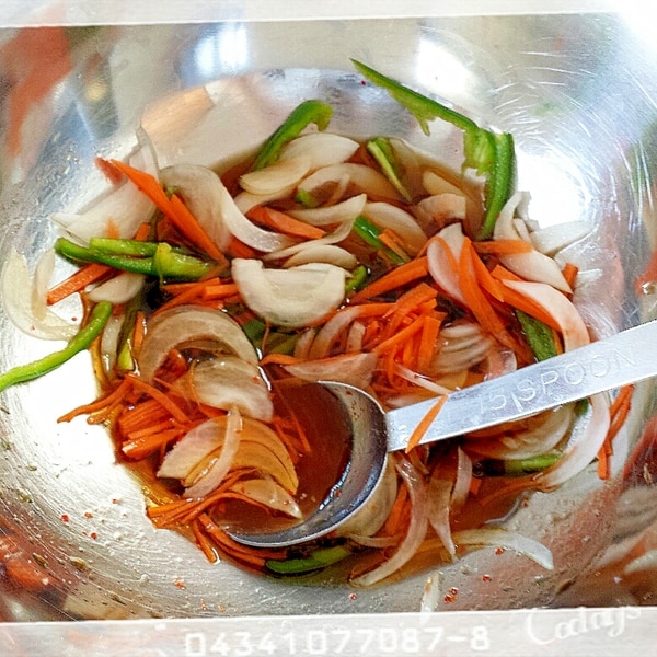 我が家のピリカラ南蛮漬けのたれ レシピ 作り方 By ひー5255 楽天レシピ 我が家のピリカラ南蛮漬けのたれ レシピ 作り方 By ひー5255 楽天レシピ