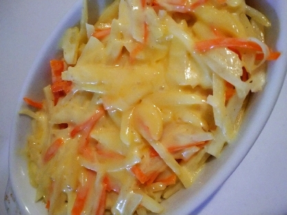 ♥じゃがいもと人参のチーズ焼き♥