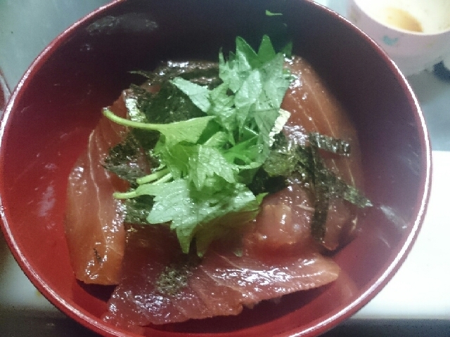 マグロの刺身でわさび漬け丼 レシピ 作り方 By 結后 楽天レシピ