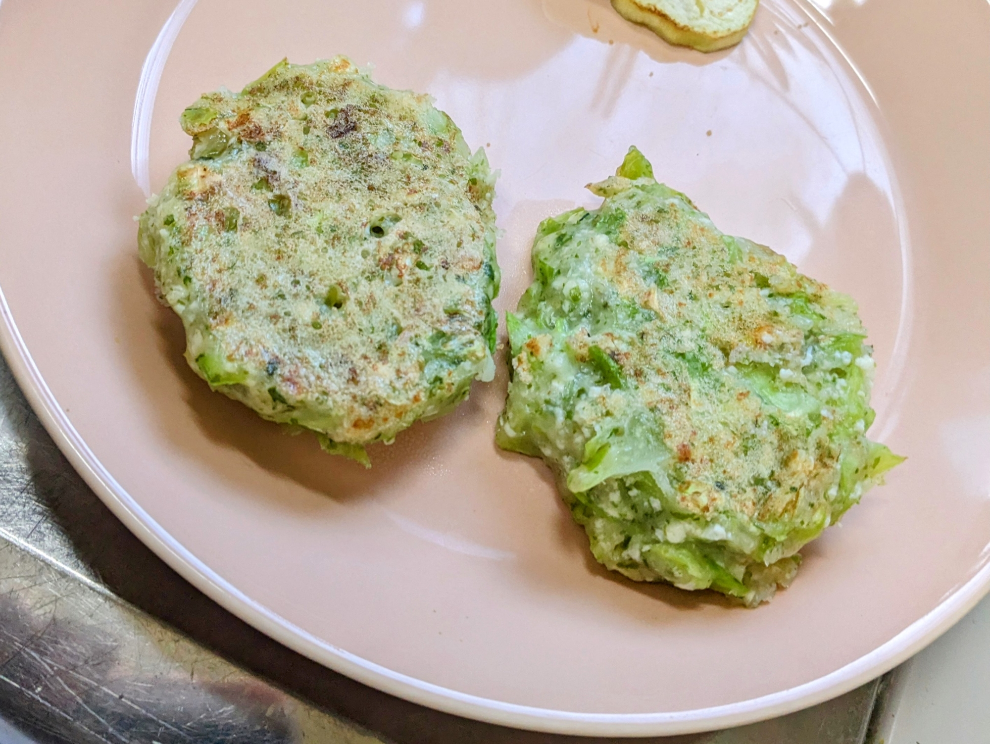 離乳後期1食分の主食・主菜・野菜入り豆腐お好み焼き