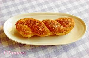 hb使用 ねじり揚げパン きなこ 風味 レシピ 作り方 By Djmama 楽天レシピ