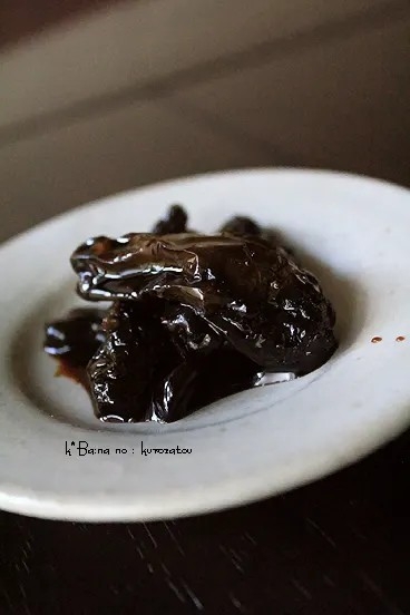 青とうがらしの黒砂糖煮