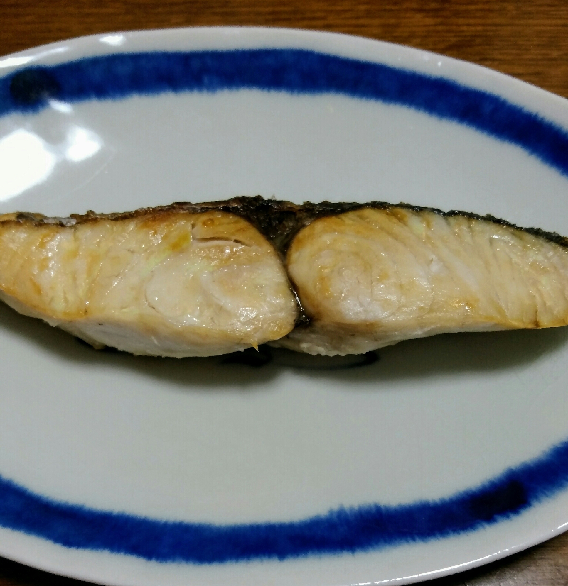 サワラのふっくら塩焼き