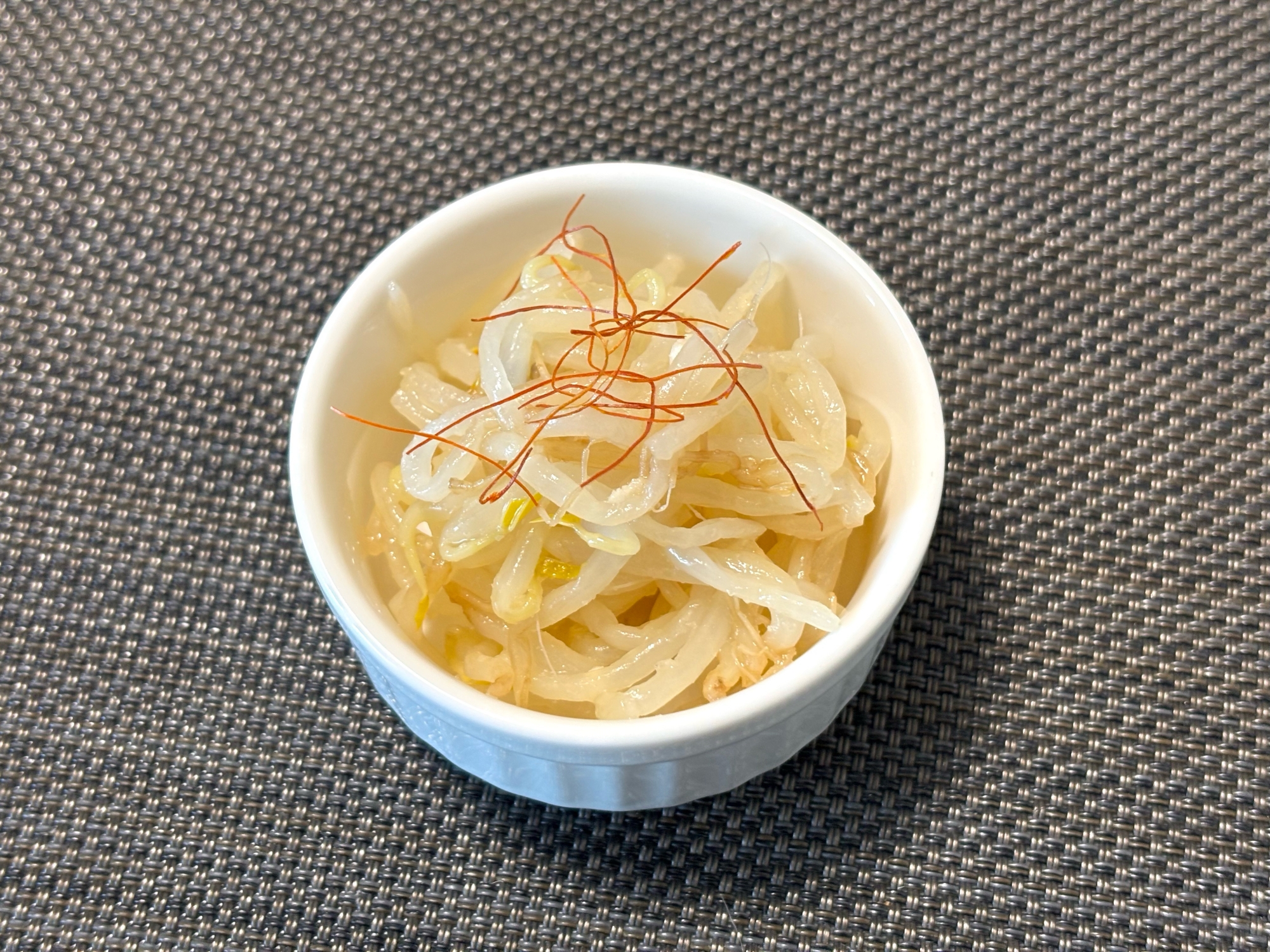 レンジで簡単！もやしナムル！