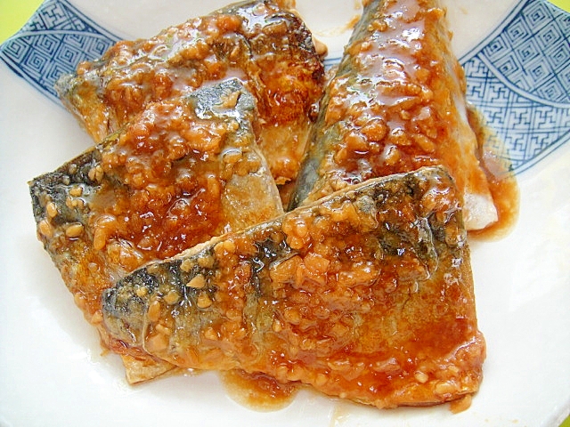 サバの梅醤油麹照り焼き