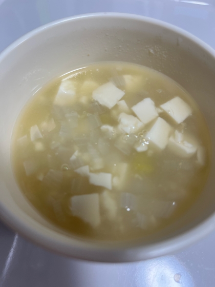 離乳食  さつまいもと豆腐の味噌汁