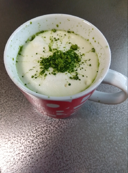 簡単な抹茶ラテの作り方　スタバ風