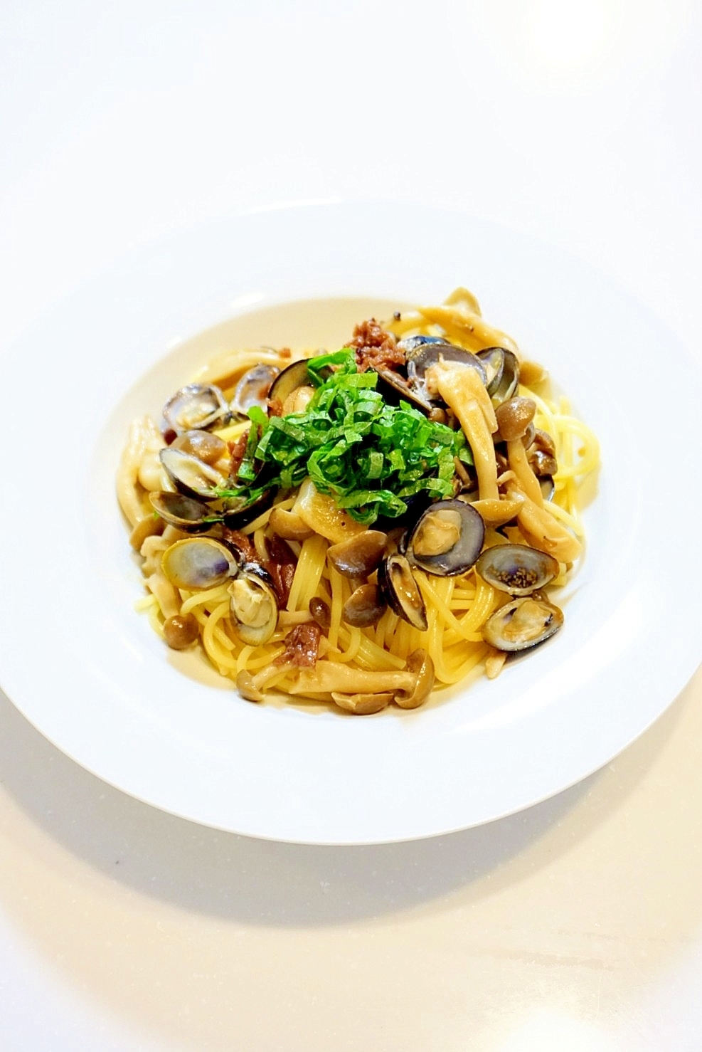 健康になれる！シジミの和風パスタ