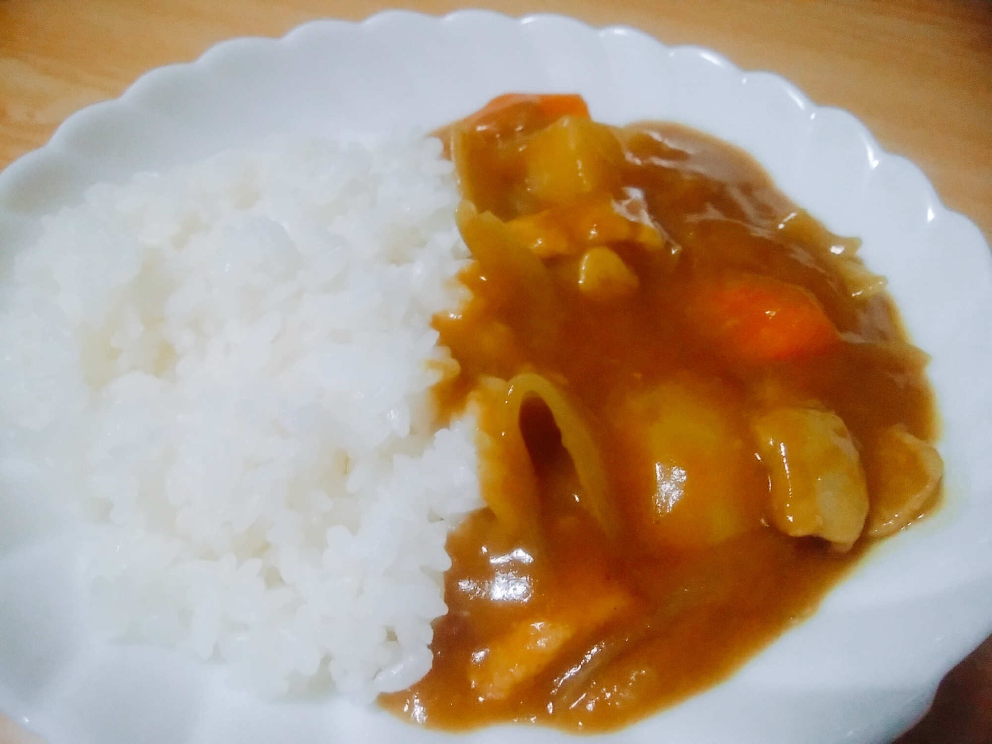 にんにく入りのカレー