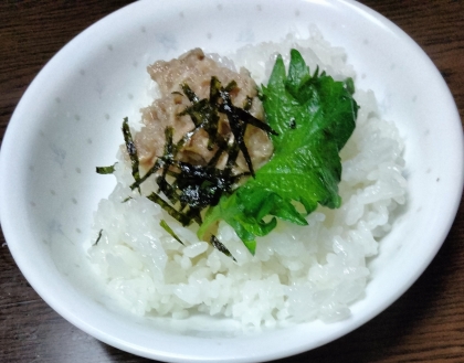 ツナと大葉のご飯