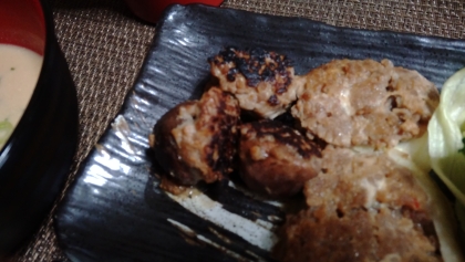 シイタケ肉詰めを作りました。とても美味しかったです。ごちそうさまでした。!(^^)!