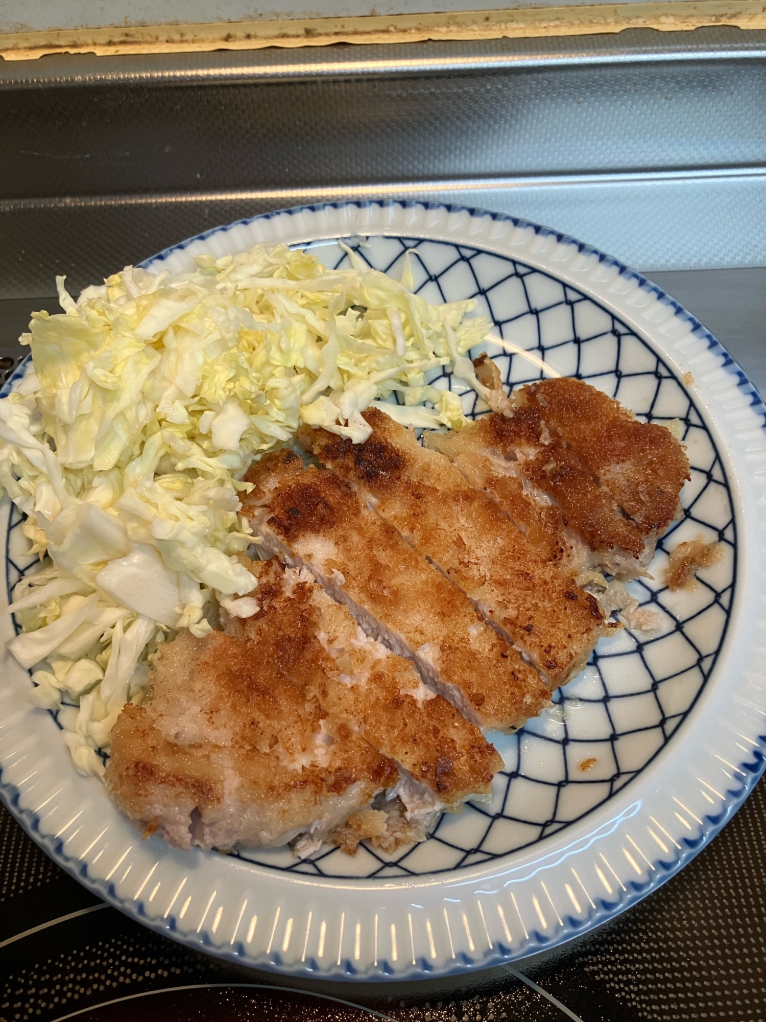 揚げない♪ヘルシー♪ロースとんかつ^_^
