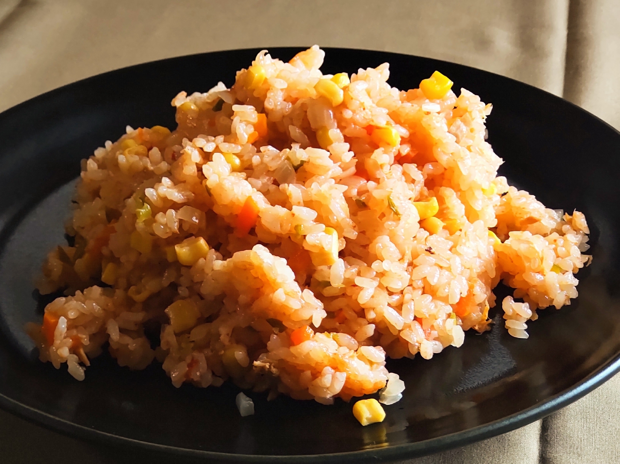 炊飯器で♪ ツナコーンケチャップライス