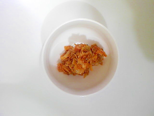キャベツ納豆