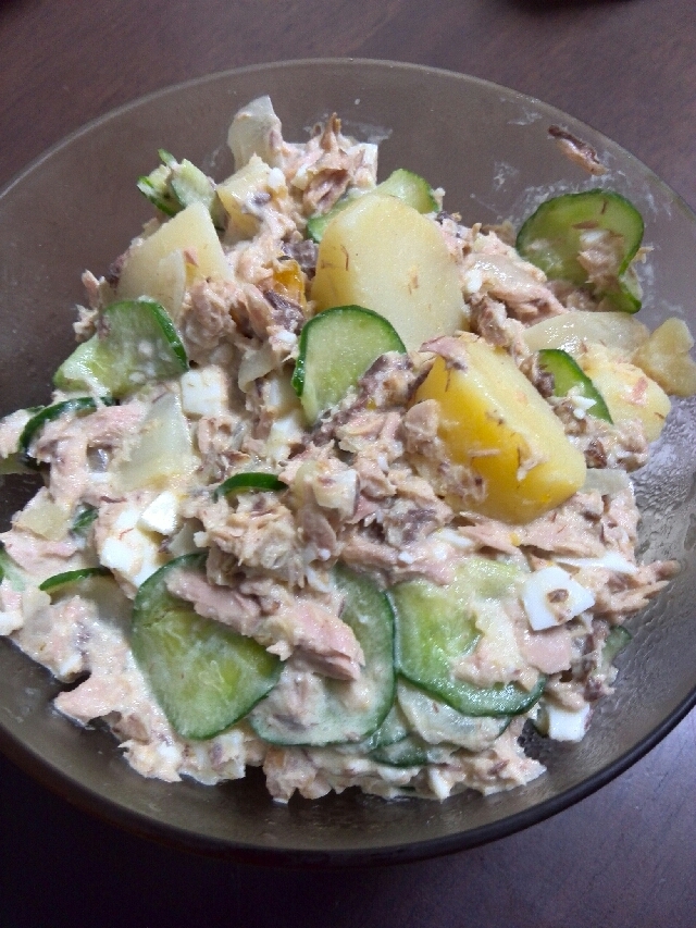 なまり節入り和風ポテトサラダ